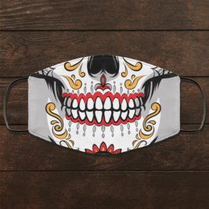 Day Of The Dead Sugar Skull Calavera Face Mask