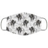 Thanksgiving Turkey Face Mask – Thankful Blessed Autumn Fall Floral