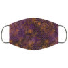 Purple Pumpkin Halloween Face Mask – Autumn Thanksgiving Blessed Thankful Gourds