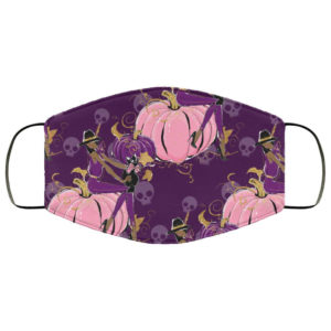 Sexy Witch Halloween Face Mask – Pumpkins Skull Pink Purple Trick or Treat Party Favors Sorority HBCU