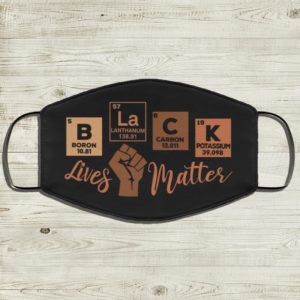 Chemistry Black Lives Matter Face Mask