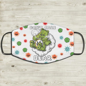 Dont Care Bear Face Mask