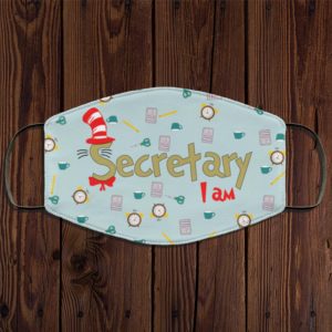 Dr Seuss Face MaskSecretary I Am Face Mask