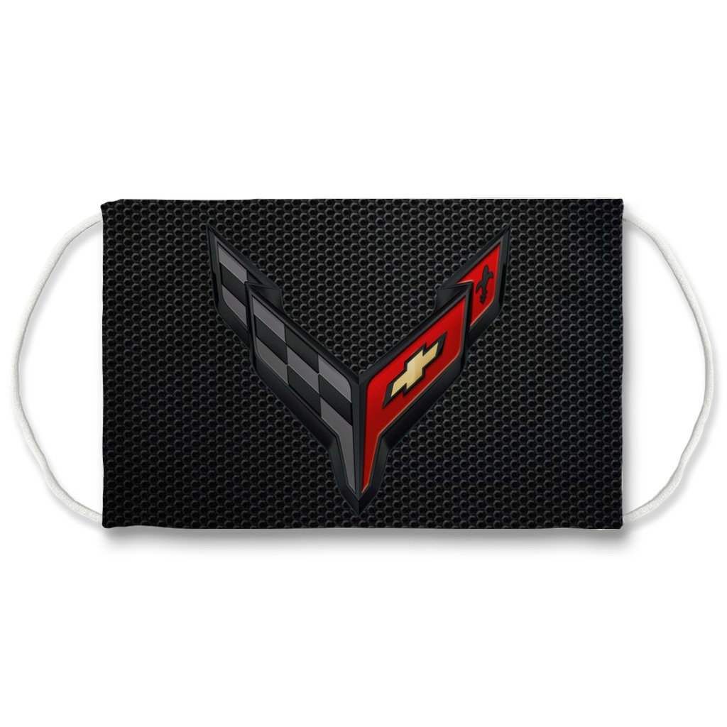 2020 Corvette Face Mask Corvette Emblem Face Mask