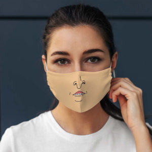 Butt Head Face Cartoon Swim Face Mask