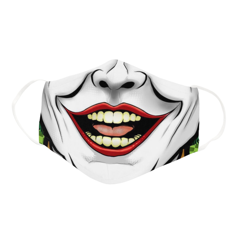 Crazy Laughing Clown Mouth Villain Gift Face Mask Crazy Laughing Clown Mouth Villain Gift Face Mask