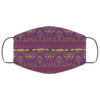 Gold Ornate Egyptian Art Green Egyptian Face Mask