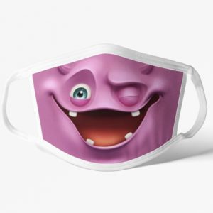 Purple Monster Face Mask
