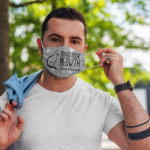 Cute Funny Cover Your Meowth Cat Lover Face Mask