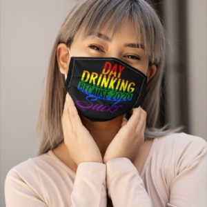 Day Drinking Before 2020 Sucks Drinking Beer Face Mask