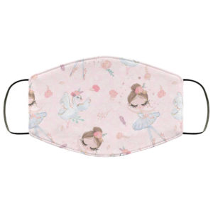 Dance Class Ballerina Tutu Ballet Dancer Face Mask