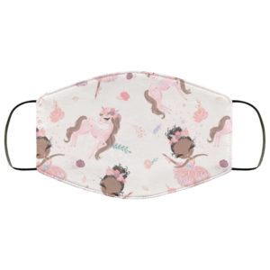 Black Girl Ballet Dancer Face Mask