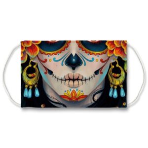 Sugar Skull  Mexico  Mexican  Doll Face  Dia de los Muertos  Face Mask