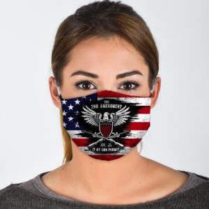 The 2nd Amendment Is My Gun Permit Face Mask