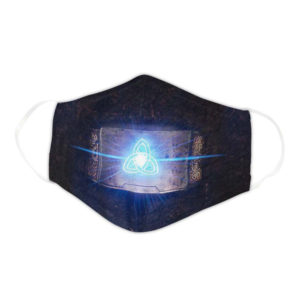 Superhero God Of Thunder Weapon Hammer Logo American Comic Face Mask