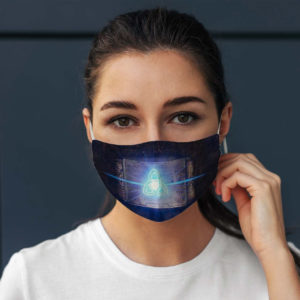 Superhero God Of Thunder Weapon Hammer Logo American Comic Face Mask