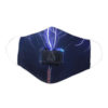 Superhero God Of Thunder Weapon Hammer Logo American Comic Face Mask