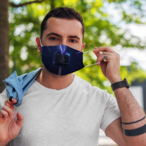 Superhero God Of Thunder Weapon Hammer American Comic Face Mask