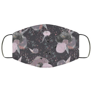Halloween Floral Face Mask – Trick or Treat Mask