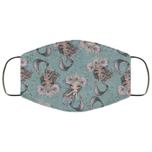 Pretty Halloween Zombie Mermaid  Face Mask – Trick or Treat Mask