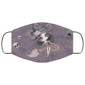 Cute Witch Halloween Face Mask – Trick or Treat Mask