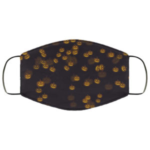 Black Pumpkin Halloween Face Mask – Trick or Treat Mask