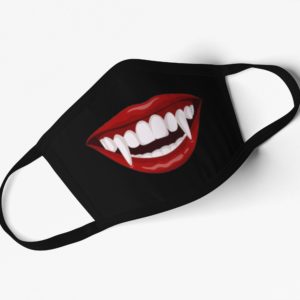Vampire Black Face Mask