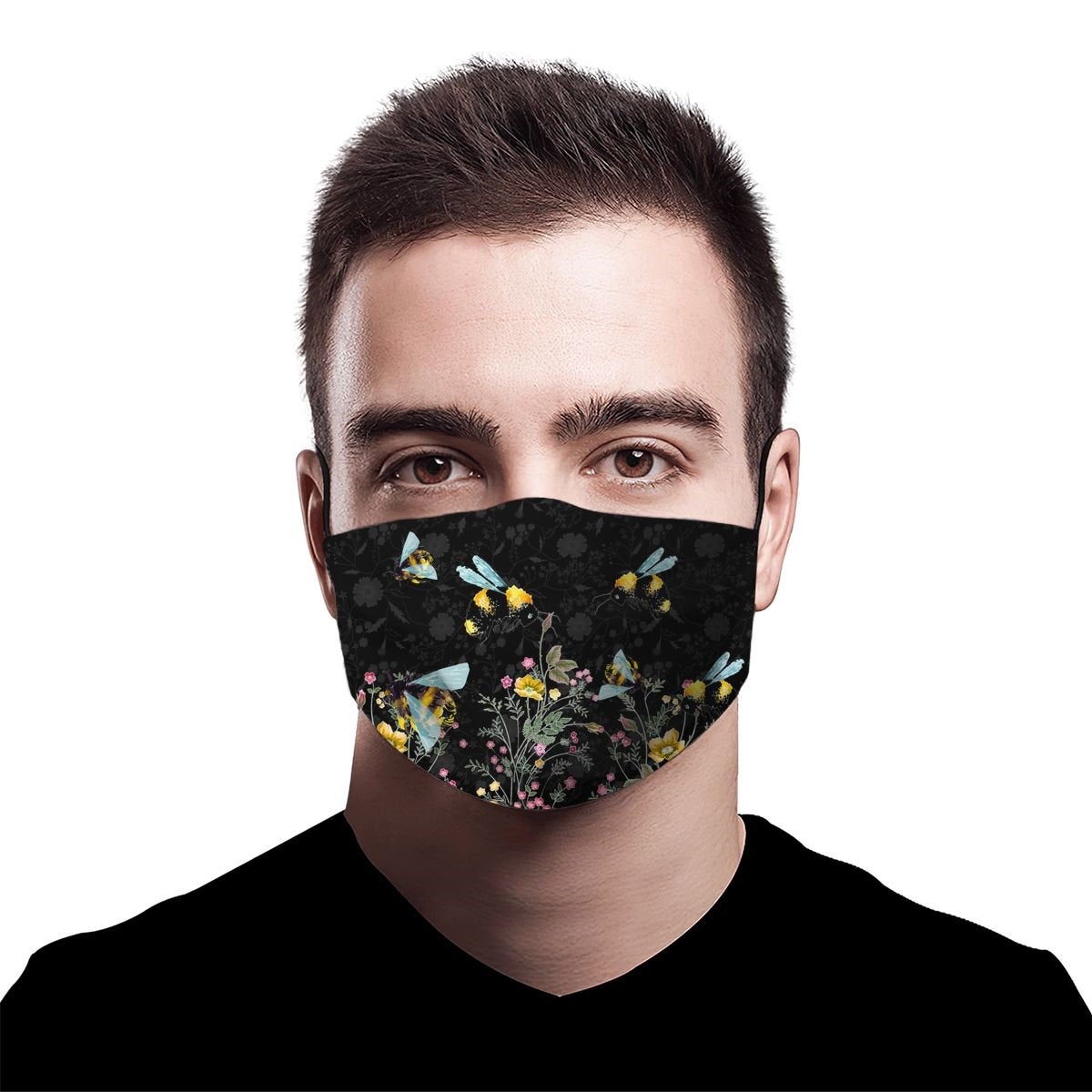 Bee pattern face mask Bee pattern face mask