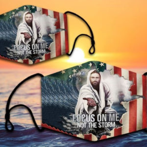 God forcus on me not the storm face mask