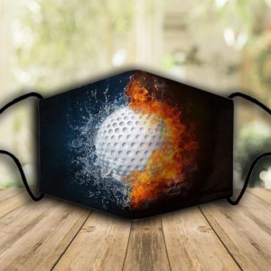 Golf fire and water face mask