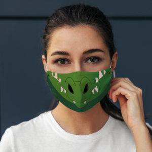 Cute Crocodile Alligator Cartoon Snout Lovers Face Mask