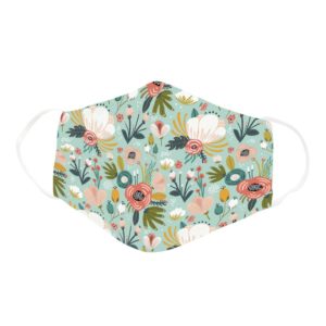 Cute Beautiful Flower Bush Lover Floral Face Mask
