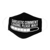 Retro Vintage Dont Stand So Close To Me Social Distancing Face Mask