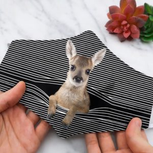 Deer insider line face mask