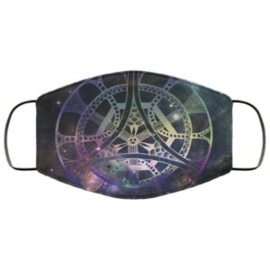 Galactic Mandala Handmade Face Mask