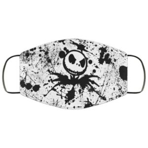 Jack Skellington Splatter face mask