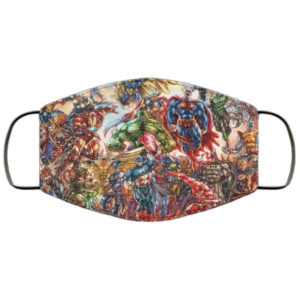 DC Super Heroes Face Mask