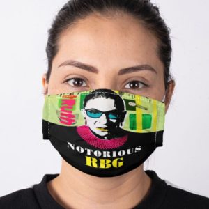 Ruth Bader Ginsburg Face Mask RBG Notorious Truth Feminism Equality Face Mask