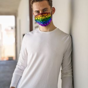 LGBT Rainbow Love is Love Face Mask
