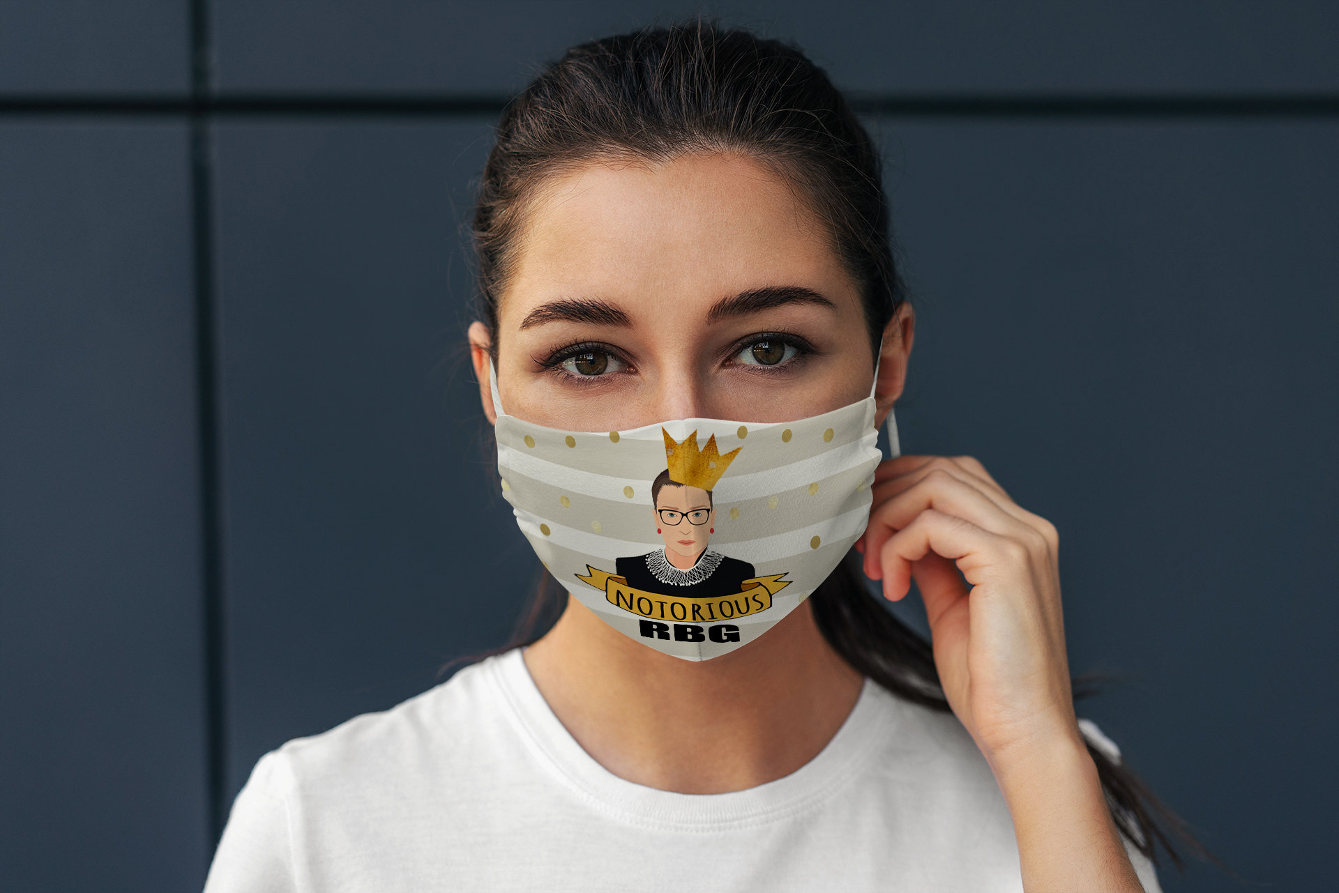 Notorious Ruth Bader Ginsburg RBG Supreme Court Justice Face Mask Notorious Ruth Bader Ginsburg RBG Supreme Court Justice Face Mask