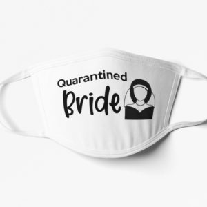 Quarantine Bride and Groom Face Mask