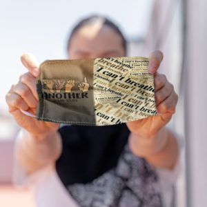 Love One Another Hand Sign Melanin Black Lives Matter Face Mask