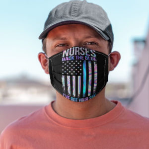 Police Officer I Have Got Your Six Black The Blue Face Mask