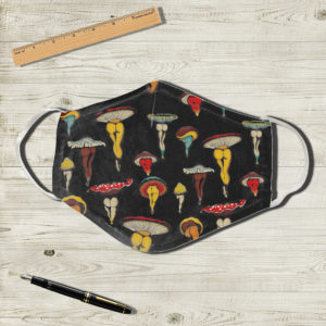 Mushroom Funny Body Ballet Face Mask