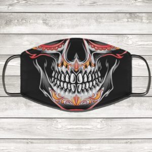 Day Of The Dead Sugar Skull Calavera Face Mask