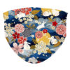 Japanese Moon Bunny Frolicking Mask Tsuki no Usagi Face Mask