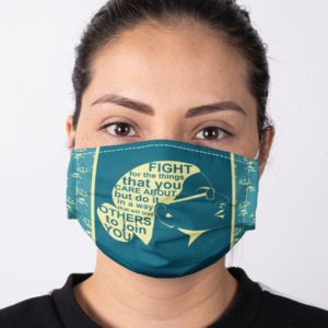 RBG Notorious Ruth Bader Ginsburg Feminism Fight For The Things You Care About Equality Face Mask