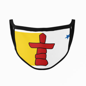 Nunavut Flag Mouth Face Mask