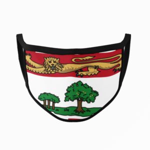 PEI Flag Mouth Face Mask