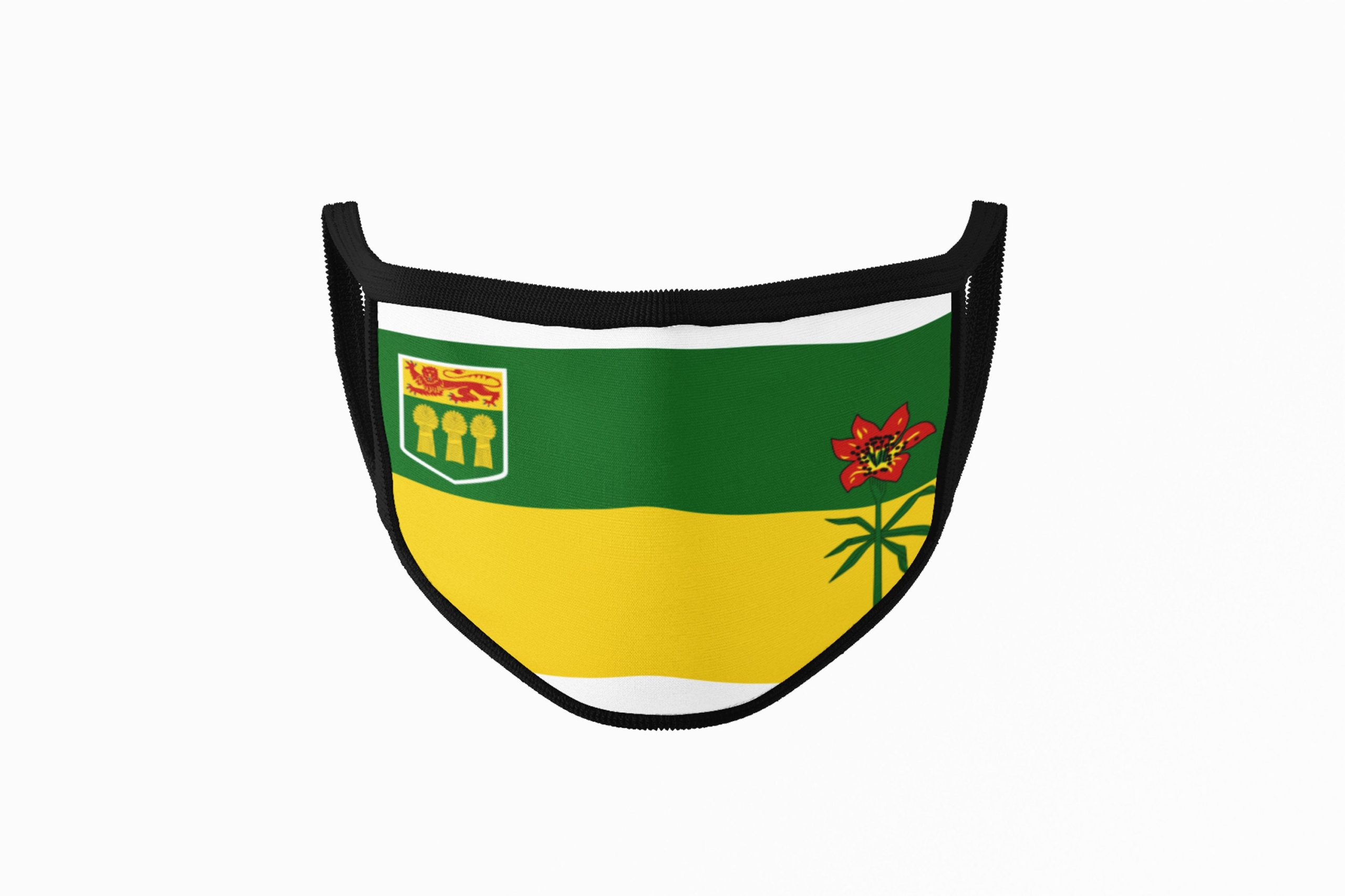 Saskatchewan Flag Mouth Face Mask